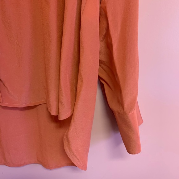 Eileen Fisher 100% silk button down blouse top - Picture 3 of 5